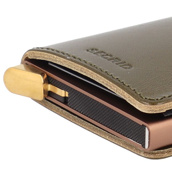 Secrid Miniwallet Custodia per carta di credito Protezione RFID Pelle 6.5 cm