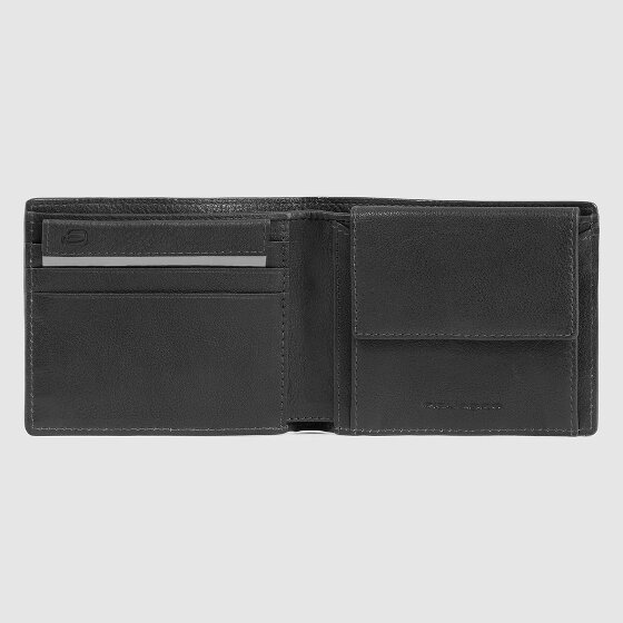 Piquadro Carl Portafoglio Protezione RFID Pelle 11 cm
