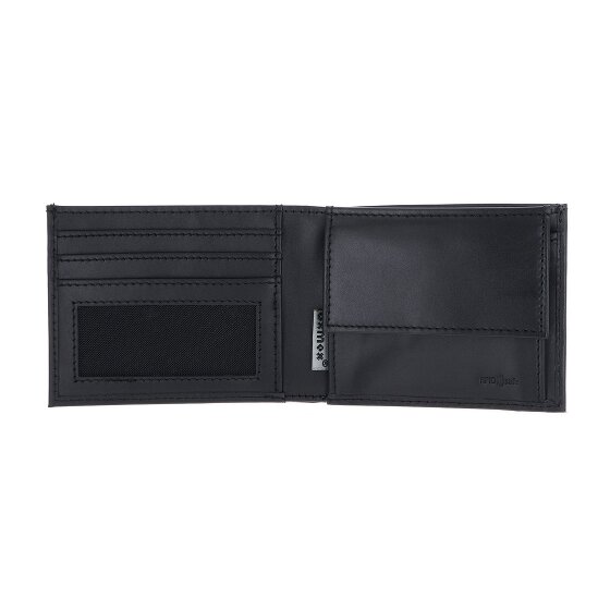 oxmox Leather Portafoglio Protezione RFID Vera Pelle 11 cm
