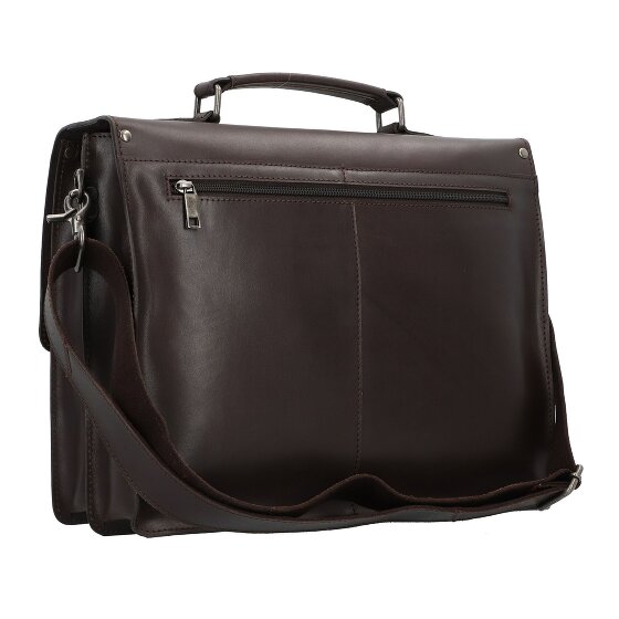 Burkely Cartella Scott vintage in pelle 38 cm