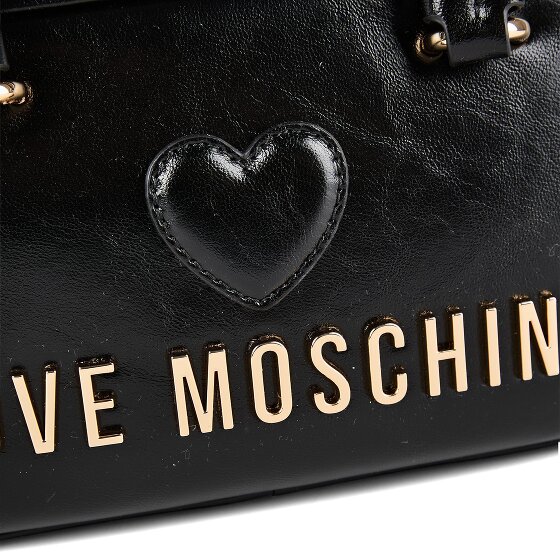 Love Moschino Nero Borsetta Vera Pelle 21 cm