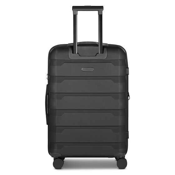 d&n South Dakota 4 ruote Set di valigie 3 pezzi con piega di espansione