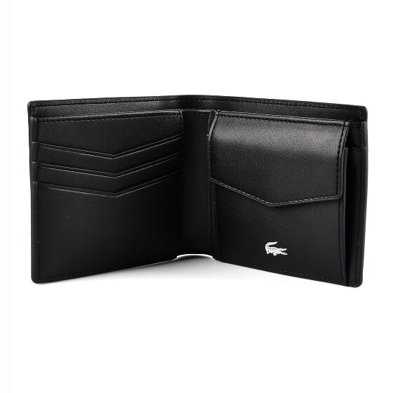 Lacoste Ossian Portafoglio Protezione RFID Vera Pelle 12 cm