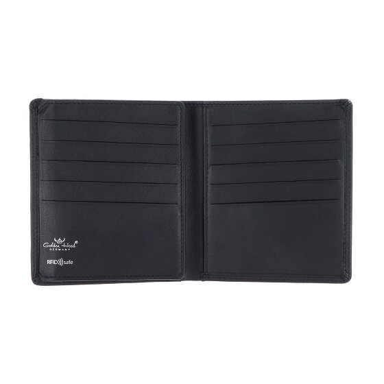 Golden Head Polo Portafoglio Protezione RFID Vera Pelle 11 cm