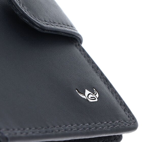 Golden Head Polo Custodia per carta di credito Protezione RFID Vera Pelle 8 cm