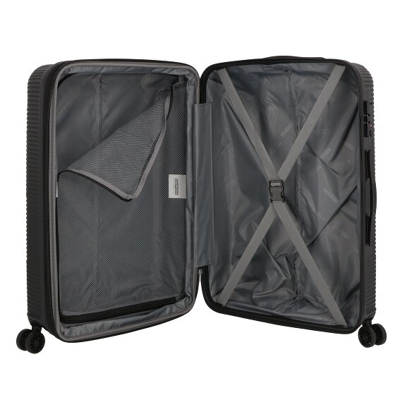 American Tourister Exoline 4 ruote Set di valigie 3 pezzi con piega di espansione