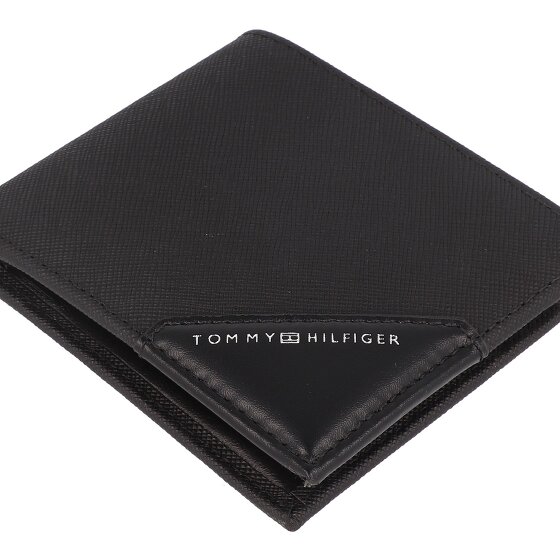 Tommy Hilfiger TH Saffiano Portafoglio Protezione RFID Pelle 11 cm Scatola regalo