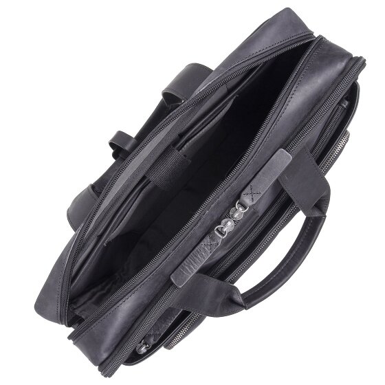 Strellson Cartella Brick Lane in pelle 39 cm Scomparto per laptop Strellson Cartella Brick Lane in pelle 39 cm Scomparto per laptop