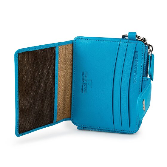 Braun Büffel Joy Custodia per carta di credito Protezione RFID Vera Pelle 11 cm