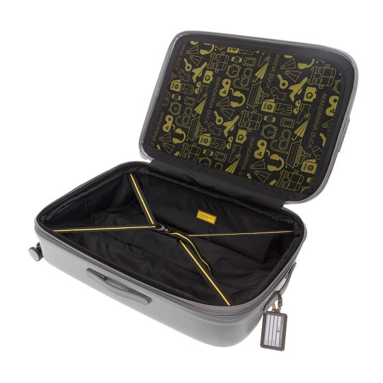 Mandarina Duck Logoduck + 4 ruote Carrello L 75 cm