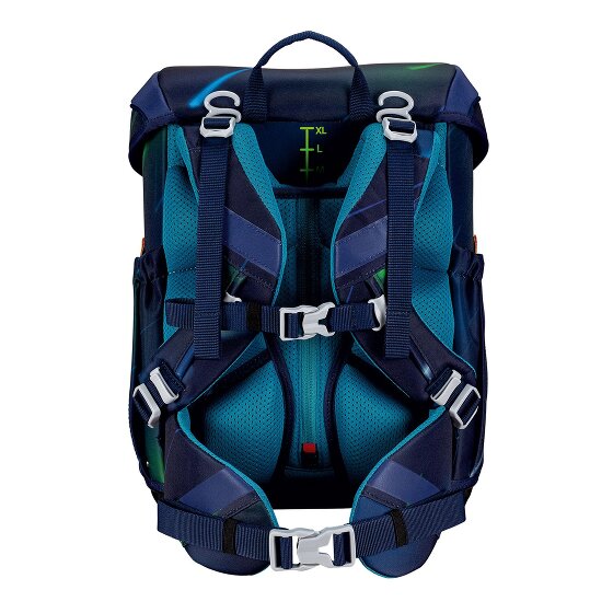 Scout Neo Exklusiv Superflash Set di borse per la scuola 4 pezzi