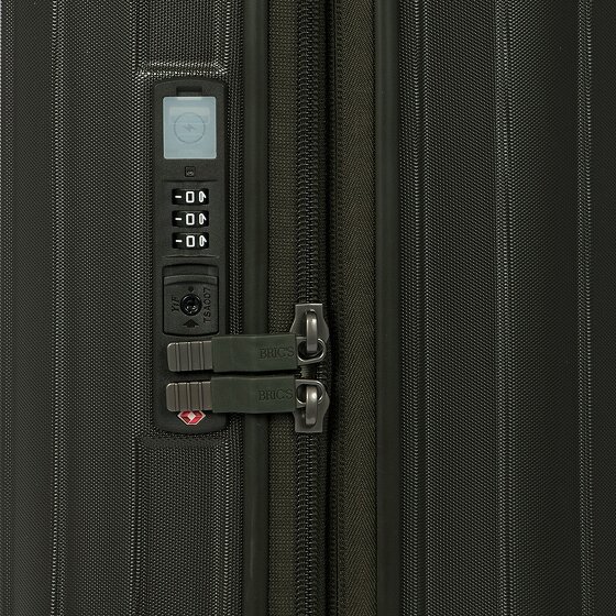 Bric's Taormina 4 ruote Carrello S 57 cm con piega di espansione