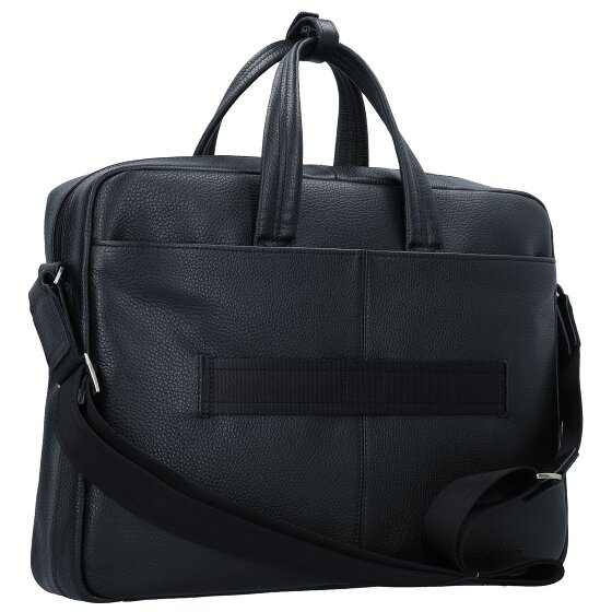 Piquadro Cartella in pelle con scomparto per laptop da 44 cm