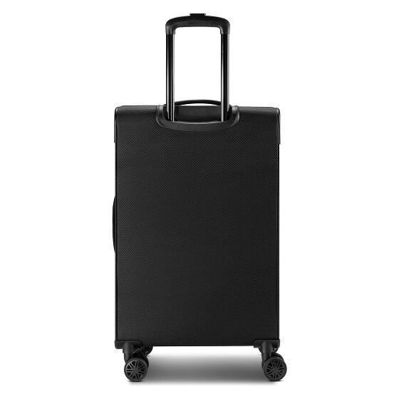 bugatti Valencia Soft 4 ruote Set di valigie 3 pezzi con piega di espansione
