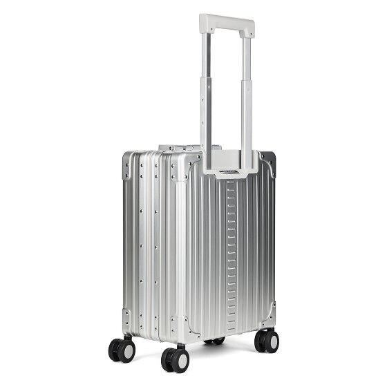 Aleon Trolley cabina Business a 4 ruote in Alluminio, 50 cm, con scomparto per laptop