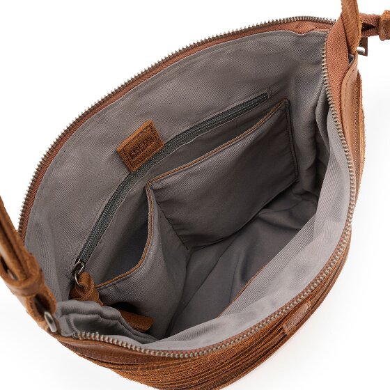 FredsBruder Riffelinchen Borsa a tracolla Vera Pelle 23 cm