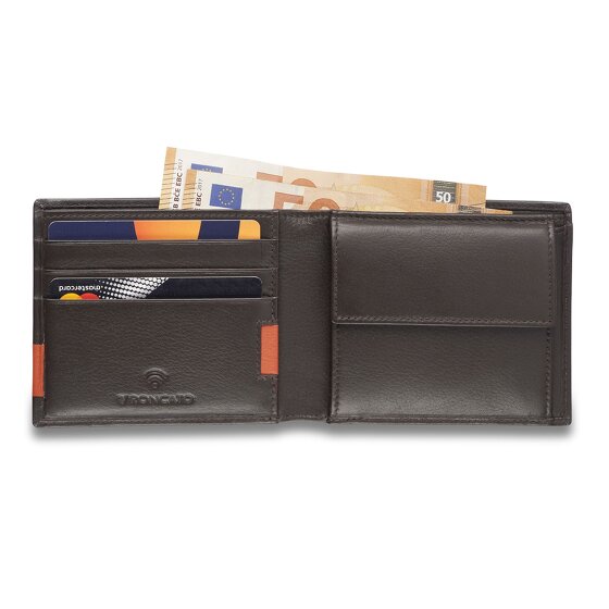 Roncato Monaco Portafoglio Protezione RFID Pelle 9 cm