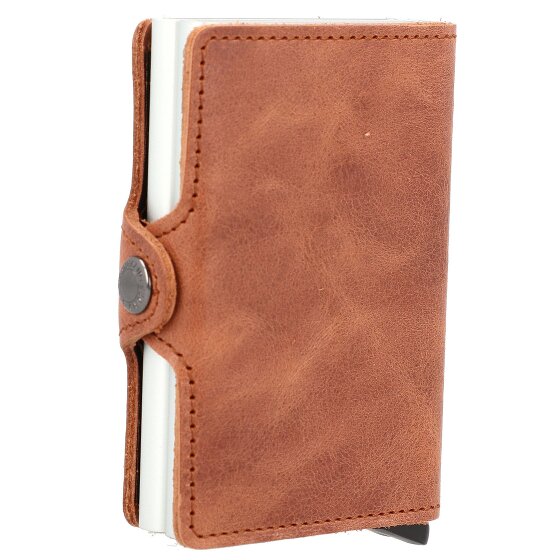 Secrid Twinwallet Porta carte di credito vintage RFID in pelle 6,5 cm