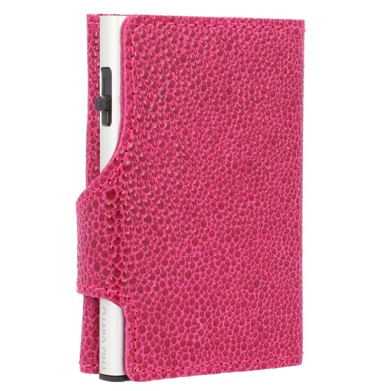 Tru Virtu Custodia per carte di credito Click & Slide Portafoglio RFID in pelle 6,5 cm