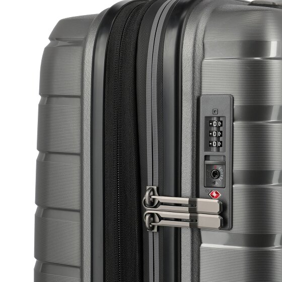 Travelite Air Base 4 ruote Carrello della cabina 55 cm con piega di espansione