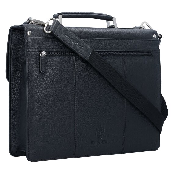Leonhard Heyden Berlin Cartella in pelle 38 cm Scomparto per computer portatile