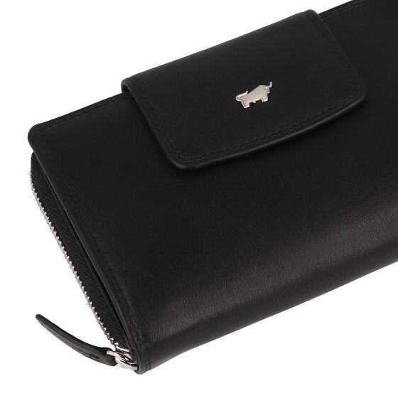 Braun Büffel Portafoglio Golf Secure RFID in pelle 14 cm