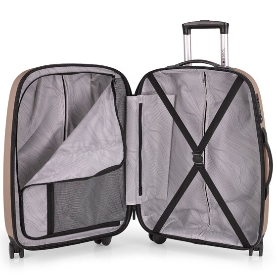 Gabol Paradise XP 4 ruote Set di valigie 3 pezzi con piega di espansione