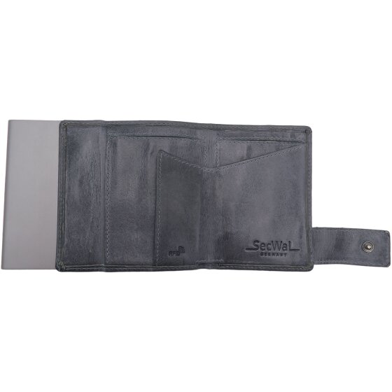 SecWal SecWal 1 Custodia per carte di credito Portafoglio RFID in pelle 9 cm