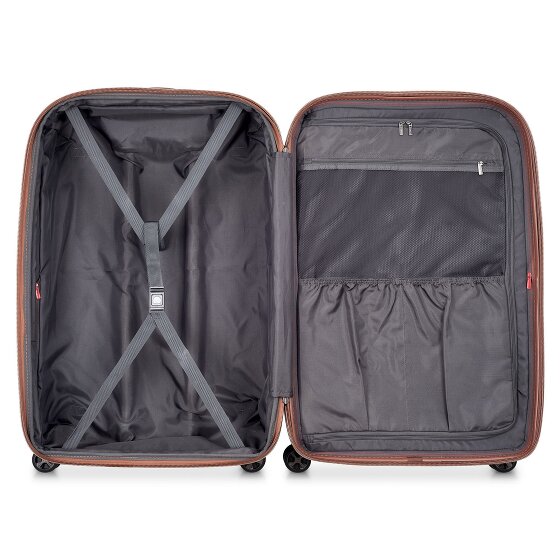 Delsey Paris Carrousel 4 ruote Carrello 76.5 cm con piega di espansione