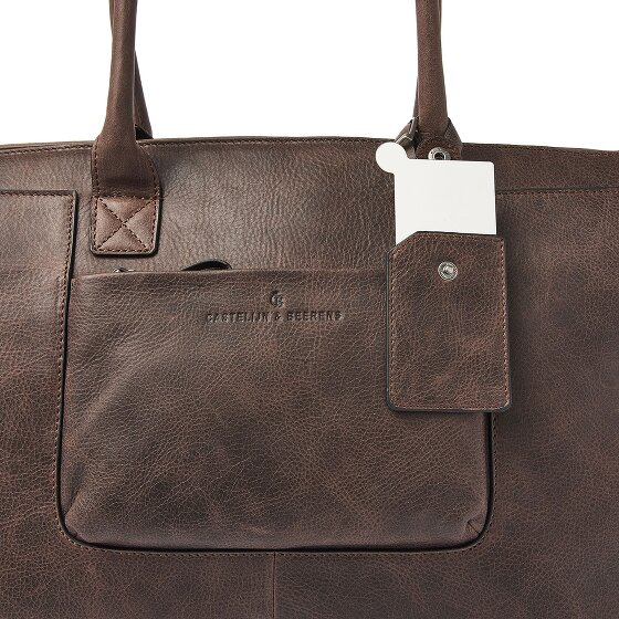 Castelijn & Beerens Carisma Borsa a tracolla RFID in pelle 38 cm Scomparto per laptop