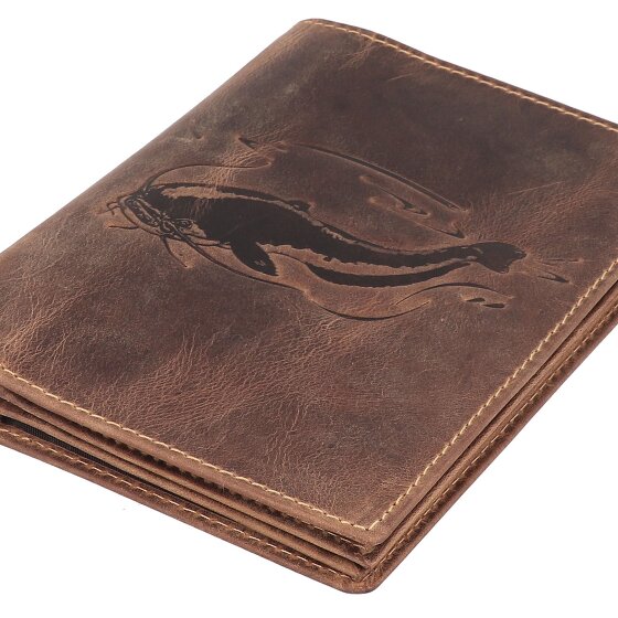 Greenburry Portadocumenti vintage in pelle 12 cm