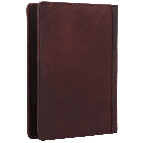 Burkely Astuccio da scrittura in pelle Bing vintage 33 cm