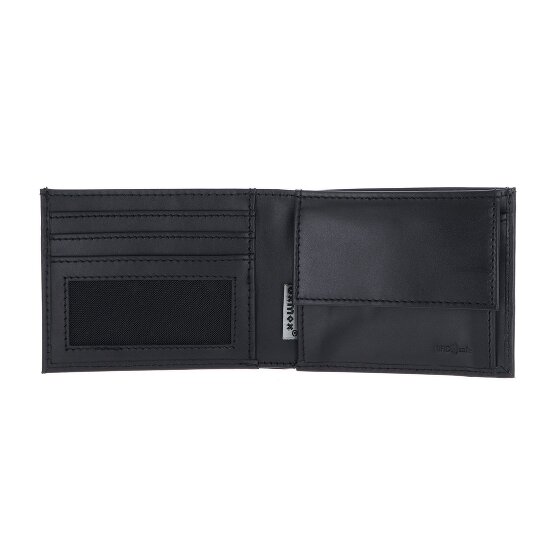 oxmox Leather Portafoglio Protezione RFID Vera Pelle 11 cm