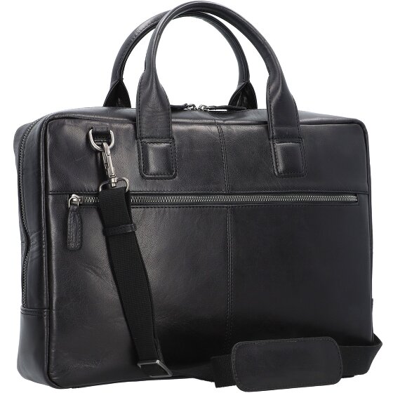 Plevier Rock Basalt Valigetta Pelle 41 cm Scomparto per laptop