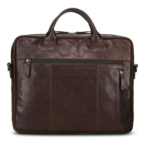 Jost Glasgow Valigetta Vera Pelle 37 cm Vano porta PC