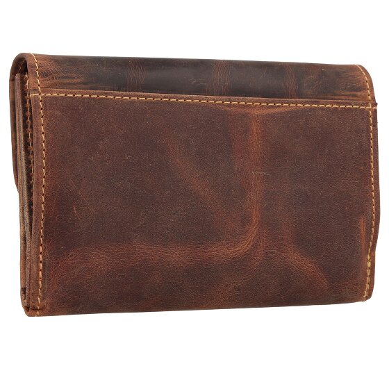Greenburry Portafoglio vintage in pelle 15,5 cm