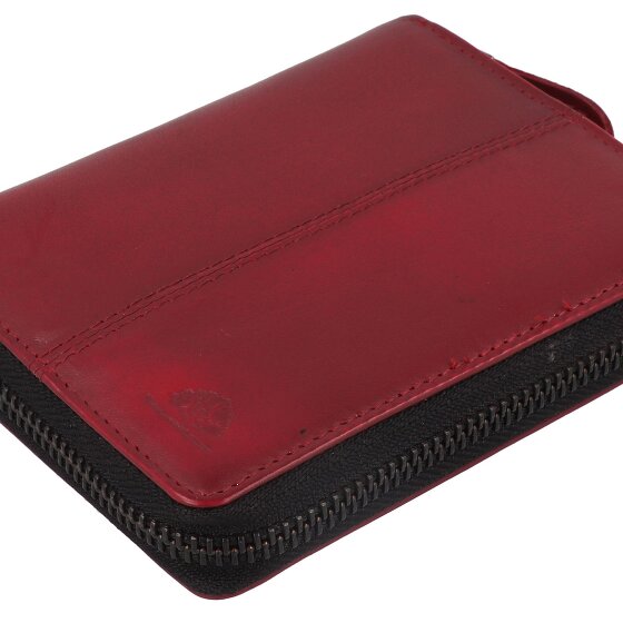 Greenburry Destressed Portafoglio Protezione RFID Pelle 13 cm