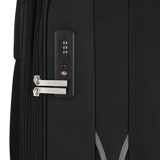 Gabol Zambia 4 ruote Set di valigie 3 pezzi con piega di espansione