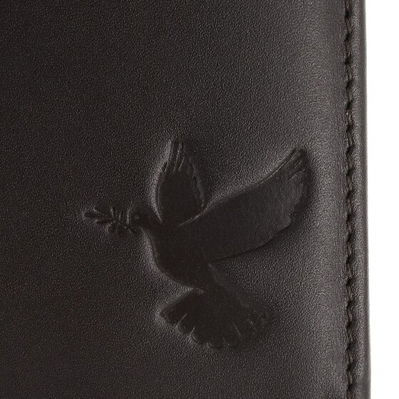 oxmox Leather Portafoglio Protezione RFID Vera Pelle 10 cm