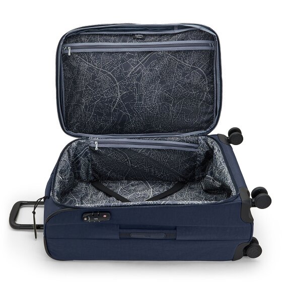 Kipling Basic New Youri Spin 4 ruote Carrello M 68 cm con piega di espansione