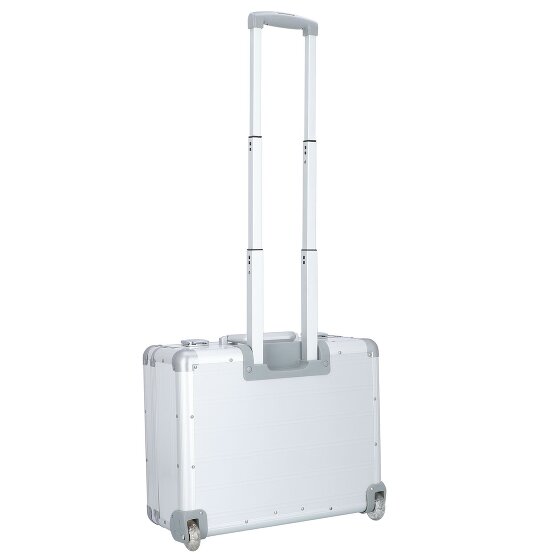 Alumaxx Trolley business a 2 ruote in alluminio con scomparto per laptop da 37 cm