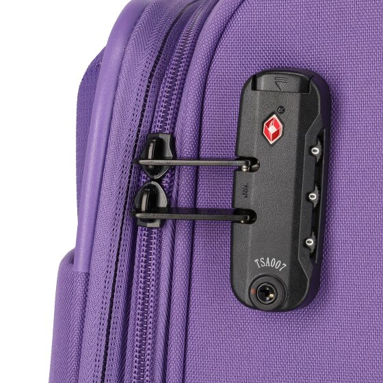 Travelite Rügen 4 ruote Set di valigie 3 pezzi con piega di espansione