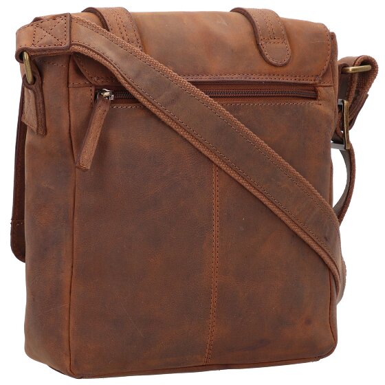 Greenland Nature Montenegro Borsa a tracolla RFID in pelle 23 cm