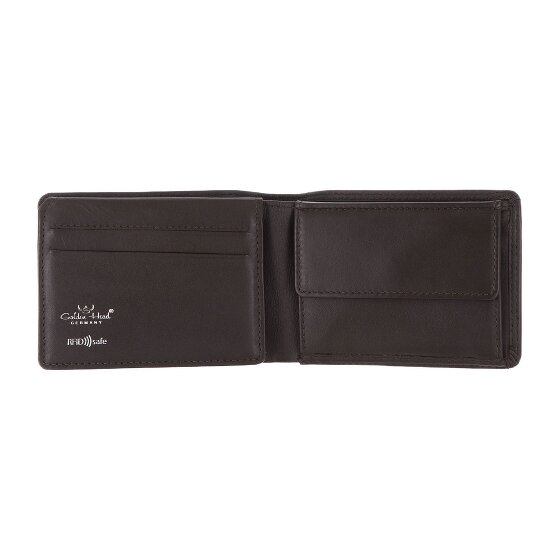 Golden Head Polo Portafoglio Protezione RFID Vera Pelle 11 cm