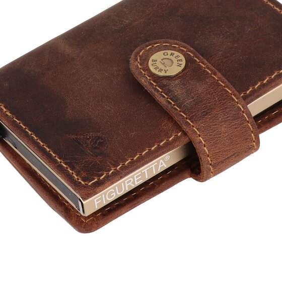 Greenburry Vintage Portafoglio Protezione RFID Pelle 7.5 cm