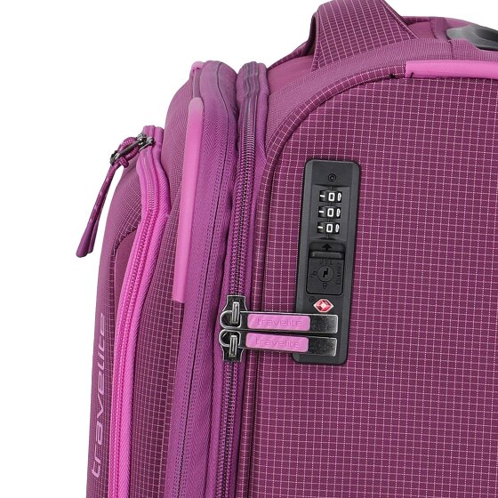 Travelite Corsiica 4 ruote Carrello della cabina S 55 cm con piega di espansione