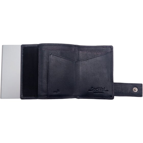 SecWal SecWal 1 Custodia per carte di credito Portafoglio RFID in pelle 9 cm