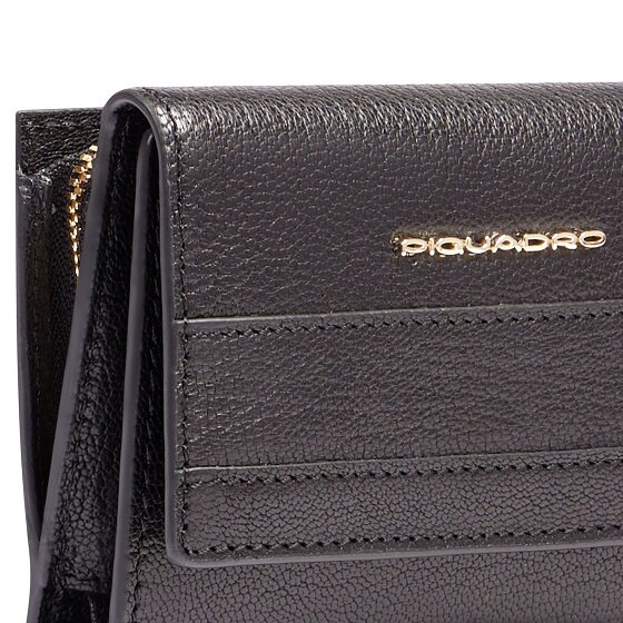 Piquadro Patricia Portafoglio Protezione RFID Vera Pelle 9 cm