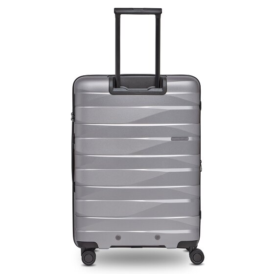 Bergpfeil Trolley da viaggio a 4 ruote M 66 cm con piega ad espansione