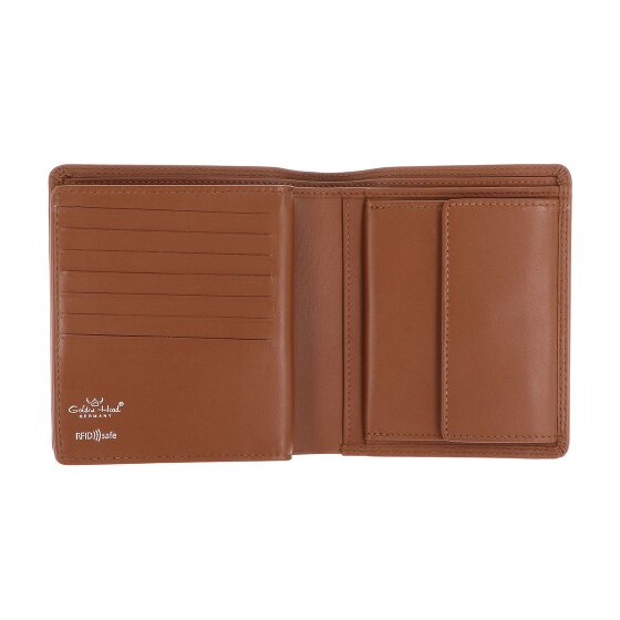 Golden Head Polo Portafoglio Protezione RFID Vera Pelle 13 cm